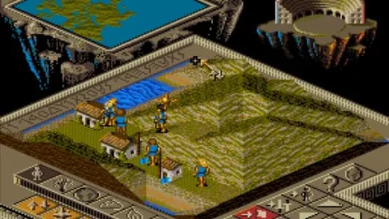Populous II: Trials of the Olympian Gods — Screenshoty