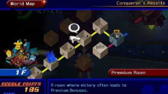 Kingdom Hearts Re:Chain of Memories — Screenshoty