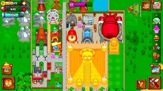 Bloons Monkey City — Screenshoty