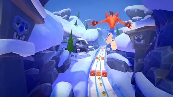 Crash Bandicoot: On the Run! — Screenshoty