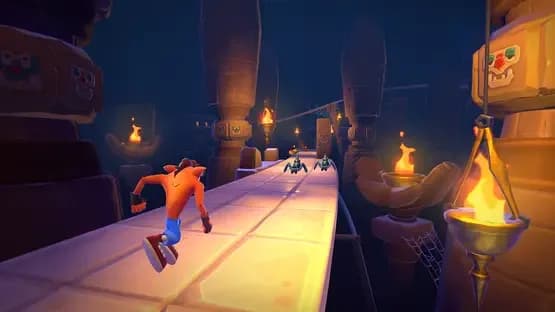 Crash Bandicoot: On the Run! — Screenshoty