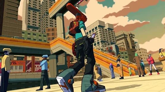 Bomb Rush Cyberfunk — Screenshoty