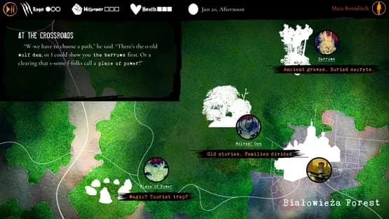 Werewolf: The Apocalypse - Heart of the Forest — Screenshoty