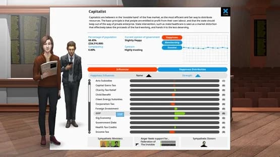 Democracy 4 — Screenshoty