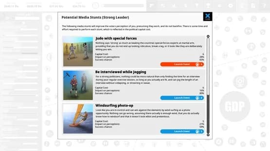 Democracy 4 — Screenshoty