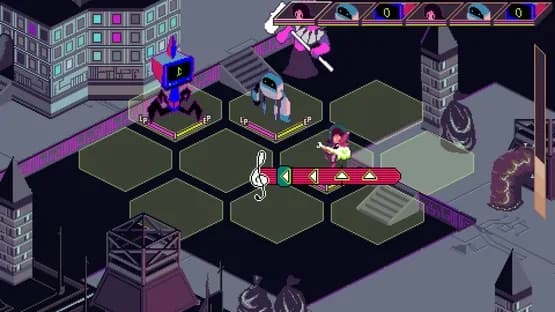 Keylocker: Turn Based Cyberpunk Action — Screenshots