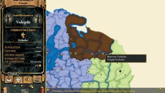 Europa Universalis II — Screenshoty