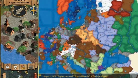 Europa Universalis II — Screenshoty