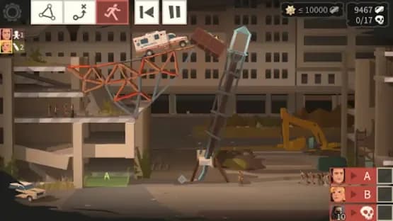 Bridge Constructor: The Walking Dead — Screenshoty