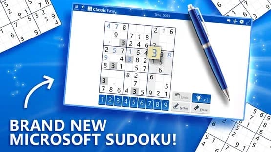 Microsoft Sudoku — Screenshoty