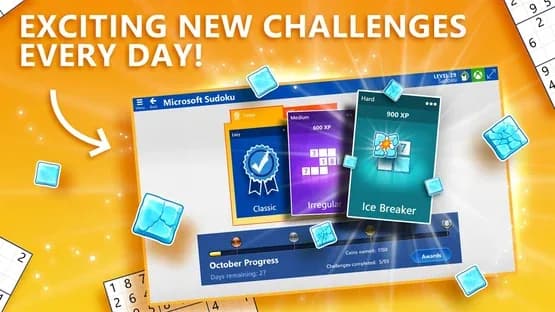 Microsoft Sudoku — Screenshoty