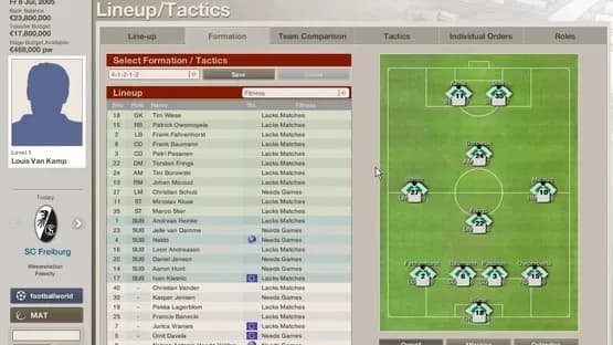 FIFA Manager 06 — Screenshots