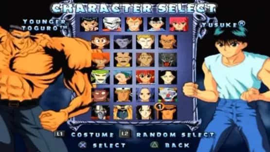 Yu Yu Hakusho: Ghost Files - Dark Tournament — Screenshoty