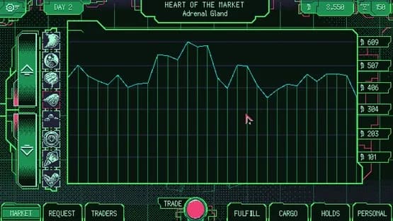 Space Warlord Organ Trading Simulator — Screenshoty