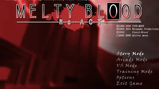 Melty Blood Re-Act — Screenshoty