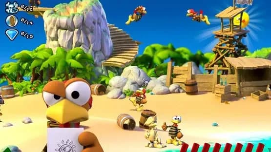 Crazy Chicken: Pirates — Screenshoty