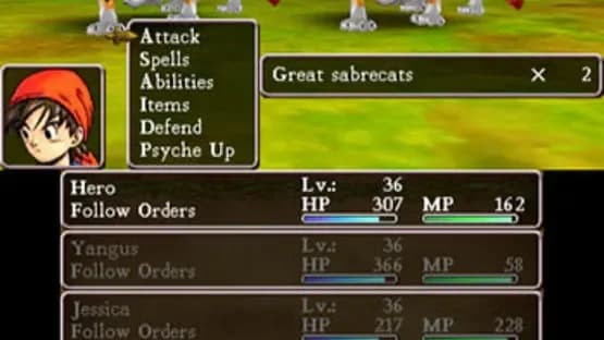 Dragon Quest VIII: Journey of the Cursed King — Screenshoty