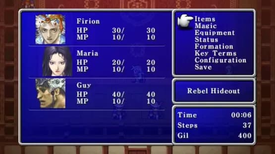Final Fantasy II: 20th Anniversary Edition — Screenshoty