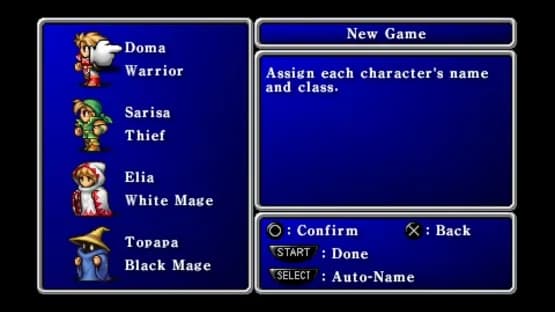 Final Fantasy: 20th Anniversary Edition — Screenshoty