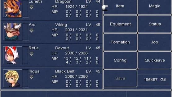 Final Fantasy III — Screenshots