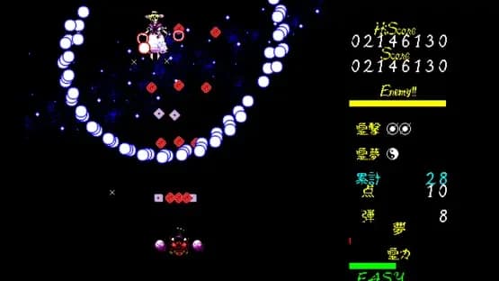 Touhou Kaikidan: Mystic Square — Screenshoty