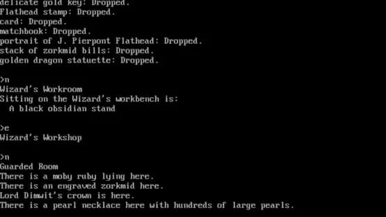 Zork II: The Wizard of Frobozz — Screenshoty