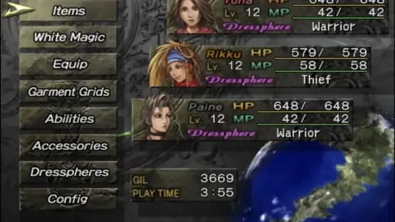 Final Fantasy X-2 — Screenshoty