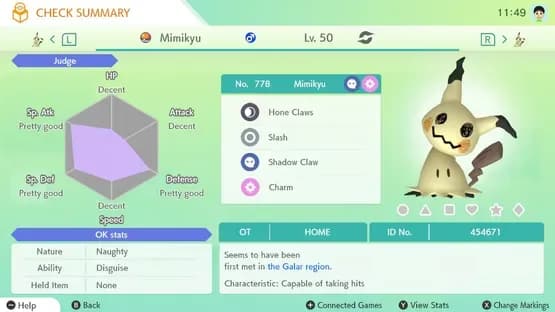 Pokémon Home — Screenshoty
