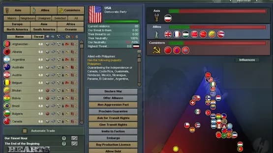 Hearts of Iron III: For the Motherland — Screenshots