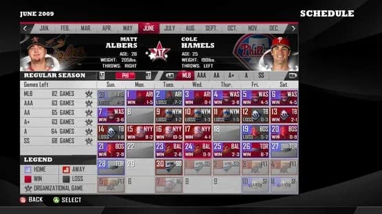 MLB Front Office Manager — Screenshoty