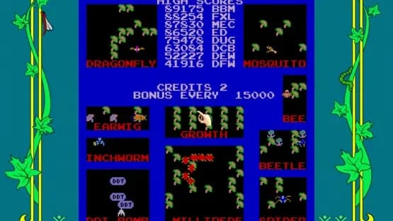 Millipede — Screenshoty
