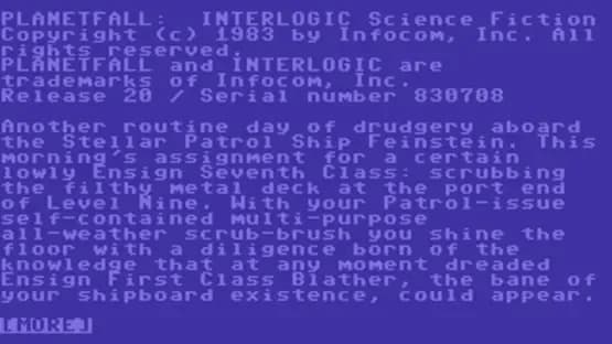 Planetfall — Screenshoty