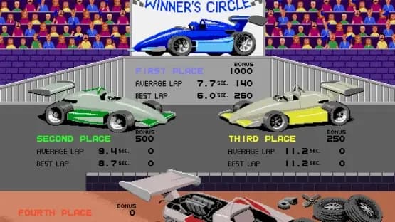 Super Sprint — Screenshoty