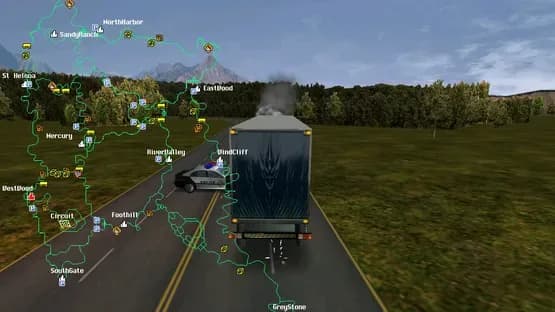 Hard Truck 2: King of the Road — Screenshoty