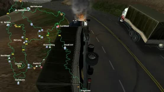 Hard Truck 2: King of the Road — Screenshoty