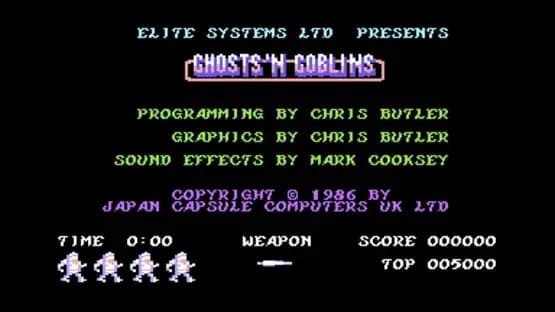 Ghosts 'n Goblins — Screenshoty