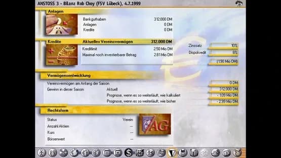 Anstoss 3 — Screenshoty