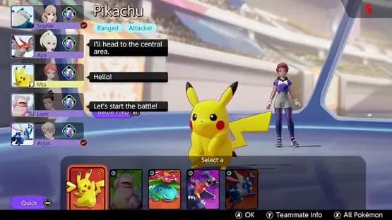 Pokémon Unite — Screenshoty