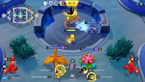 Pokémon Unite — Screenshoty