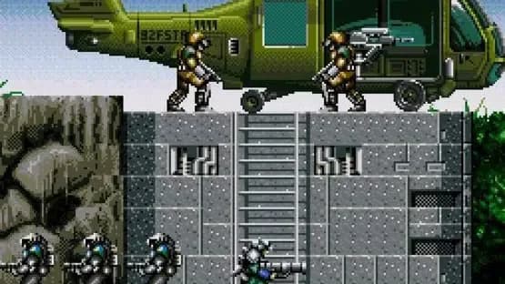 Gunforce — Screenshoty
