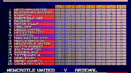 Sensible World of Soccer '96/'97 — Screenshots