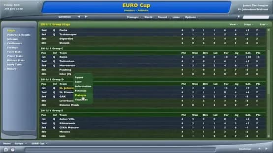 Football Manager 2006 — Screenshoty