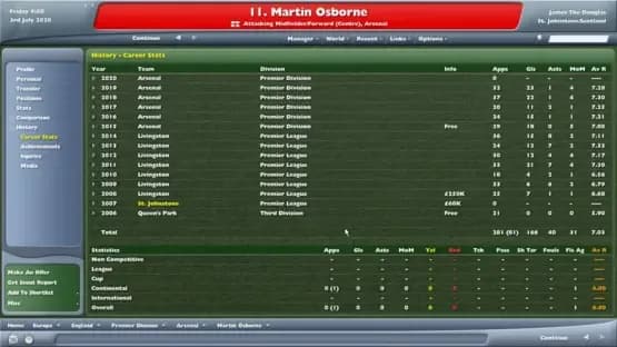 Football Manager 2006 — Screenshoty