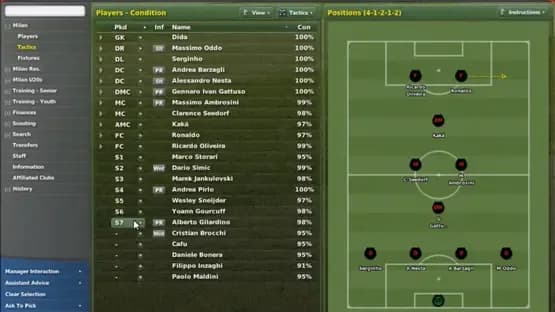 Football Manager 2007 — Screenshoty