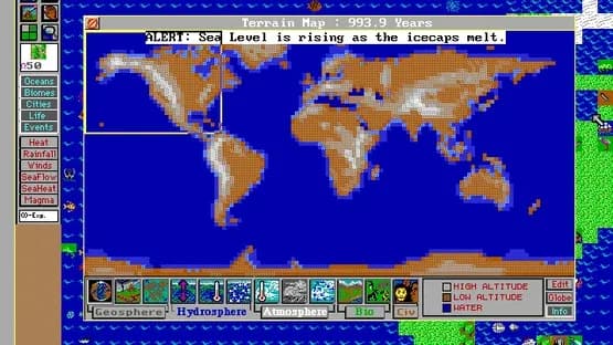 SimEarth: The Living Planet — Screenshots