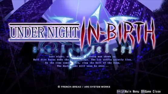 Under Night In-Birth Exe:Late[cl-r] — Screenshoty