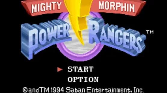 Mighty Morphin Power Rangers — Screenshoty