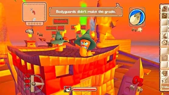 Worms Forts: Under Siege — Screenshoty