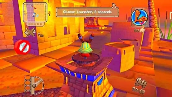 Worms Forts: Under Siege — Screenshoty