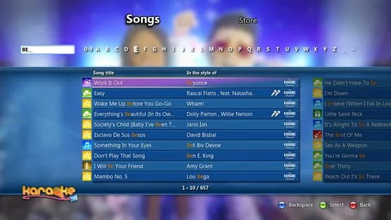 Karaoke — Screenshoty